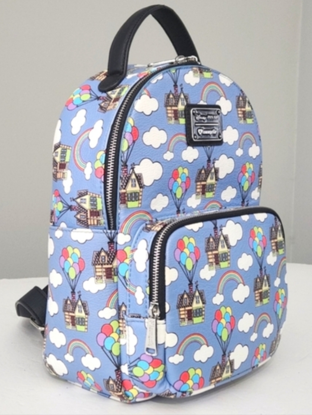LOUNGEFLY X DISNEY PIXAR Up Balloon House Mini Backpack Purse NWOT